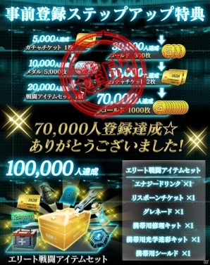 iOS/Android「無人戦争2099」事前登録者数7万人突破！10万人突破のプレゼントが追加決定の画像2