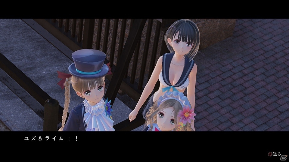 PS4/PS Vita「BLUE REFLECTION 幻に舞う少女の剣」DLC第1弾・セーラー水着＆アーランドメイドコスが配信開始の画像30