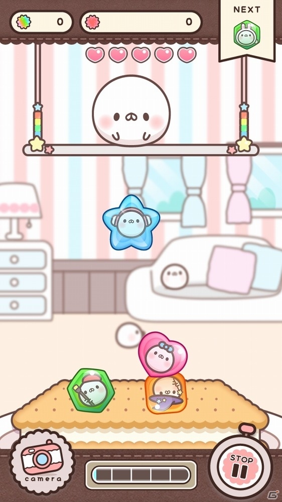 LINEスタンプからうまれた「いやしましゅまろ」のゲーム「いやしましゅまろ～ましゅまろどろっぷす～」iOS/Android向けに配信決定！事前登録を開始の画像2