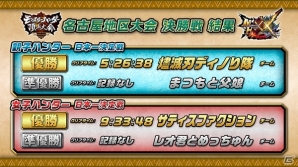 「モンスターハンター頂上大会2017」名古屋・福岡地区大会の決勝戦ステージ結果が公開の画像4