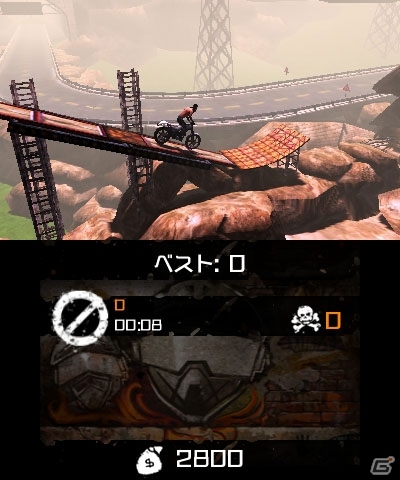 本格バイクトライアル「アーバントライアル：フリースタイル2」が3DS向けに5月17日配信の画像2