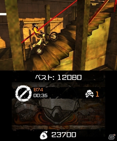 本格バイクトライアル「アーバントライアル：フリースタイル2」が3DS向けに5月17日配信の画像4