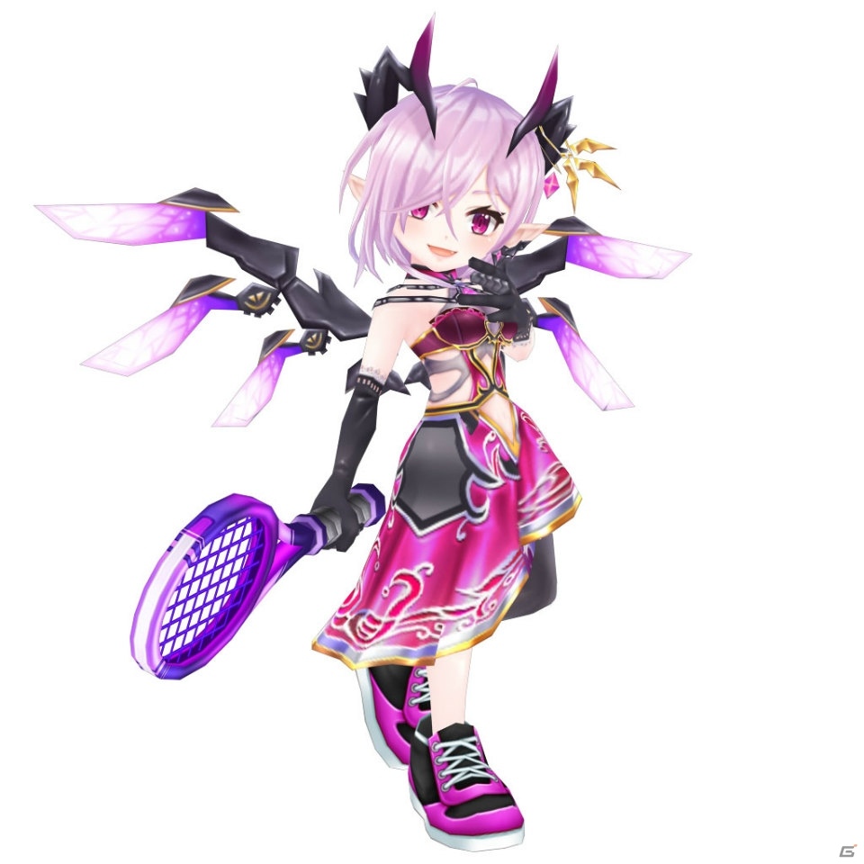 「白猫テニス」黄金バケーション版のオスクロル（CV：茅野愛衣）とミラ（CV：下田屋有依）が登場！の画像3