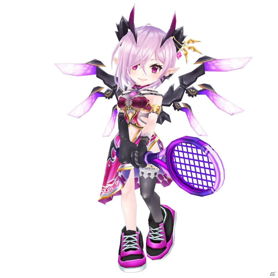 「白猫テニス」黄金バケーション版のオスクロル（CV：茅野愛衣）とミラ（CV：下田屋有依）が登場！の画像4