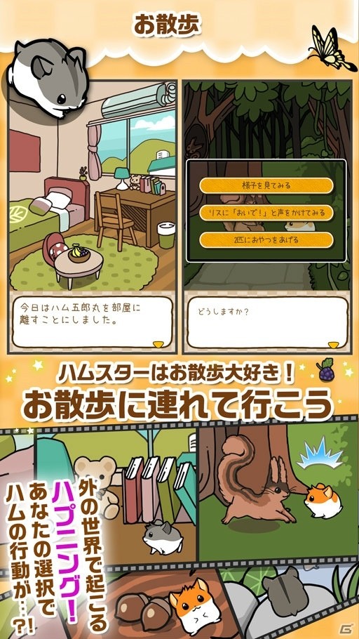 育てて、遊んで、癒される「ハムスターストーリー」がiOS/Android向けに配信開始！の画像4