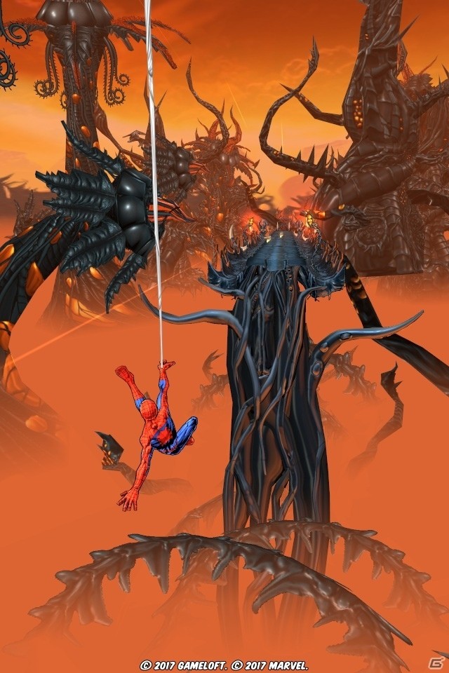 iOS/Android「スパイダーマン・アンリミテッド」新ロケーション＆スカーレット・スパイダーたち新キャラクターが追加！の画像2