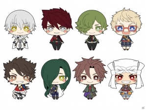 「こえだらいずドロップ」シリーズ第1弾として「刀剣乱舞-ONLINE-」よりフィギュアとラバストが発売決定！本日より予約受付開始の画像2