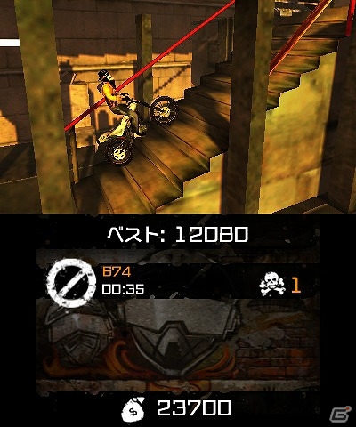 本格派バイクトライアルゲームの続編「アーバントライアル：フリースタイル2」が3DS向けに本日配信の画像4