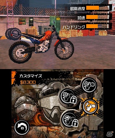 本格派バイクトライアルゲームの続編「アーバントライアル：フリースタイル2」が3DS向けに本日配信の画像6
