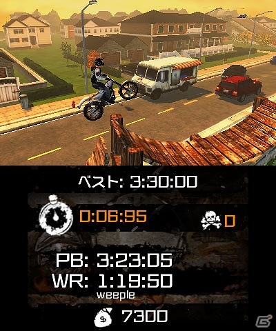 本格派バイクトライアルゲームの続編「アーバントライアル：フリースタイル2」が3DS向けに本日配信の画像8