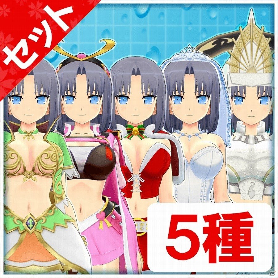 PS4「閃乱カグラ PEACH BEACH SPLASH」セクシーな中世騎士や戦国衣装などが手に入るダウンロードコンテンツ第6弾が配信の画像8