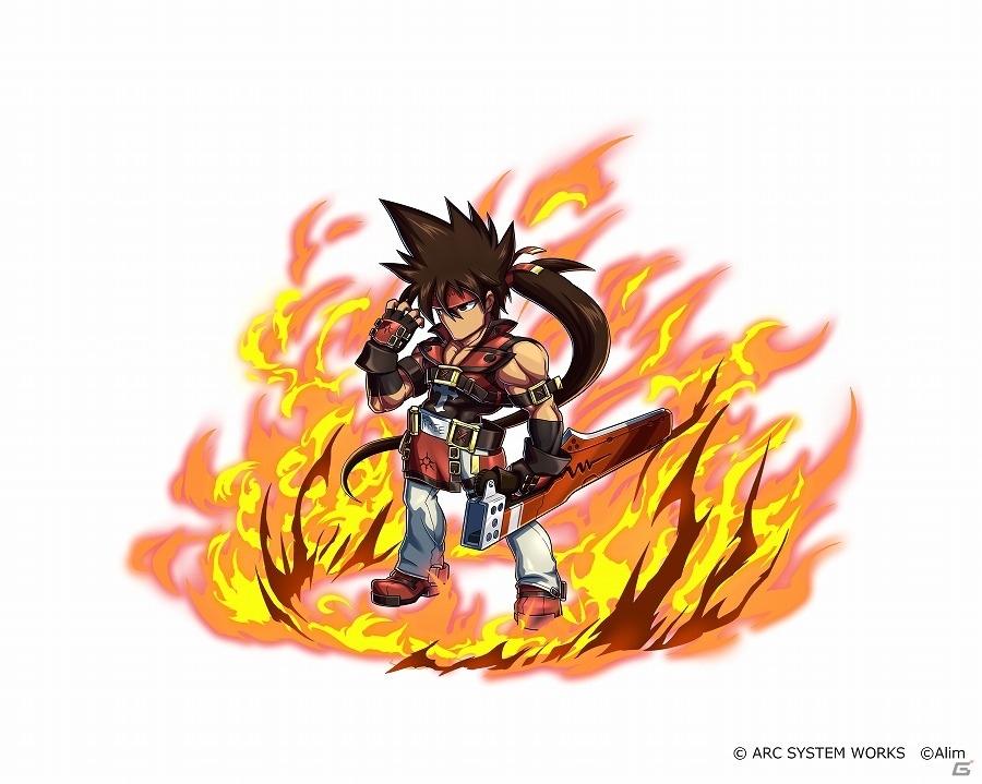 iOS/Android「ブレイブ フロンティア」にて「ギルティギア イグザード レヴ ツー」とのコラボが開始！の画像1