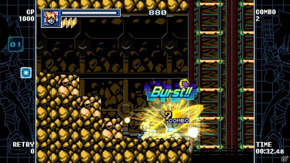 「マイティガンヴォルト」のコンセプトを引き継いた完全新作「マイティガンヴォルト バースト」がSwitch/3DS向けに6月15日より順次配信！の画像8