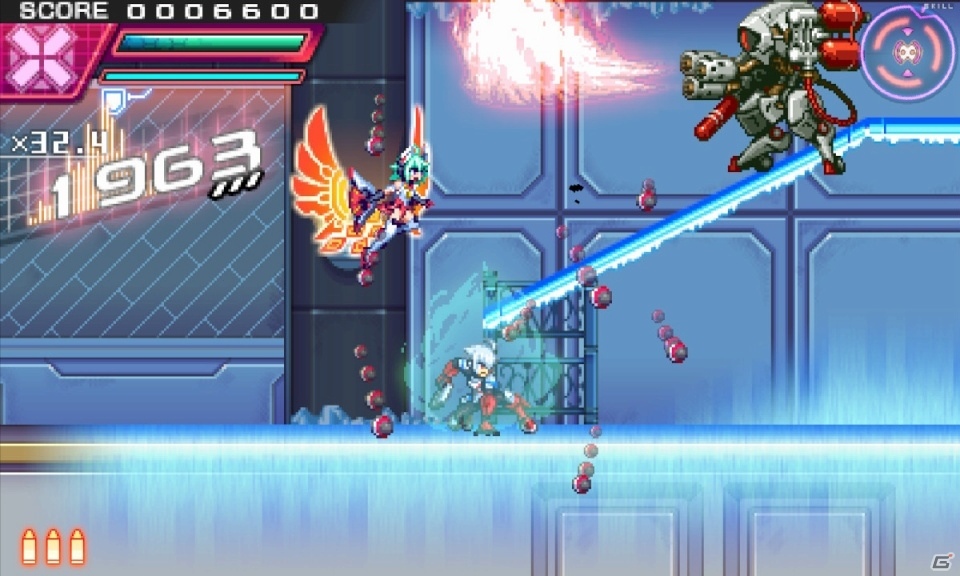 Nintendo Switch版「蒼き雷霆ガンヴォルト ストライカーパック」が8月31日に発売決定！60fps化でアクション性が向上の画像3