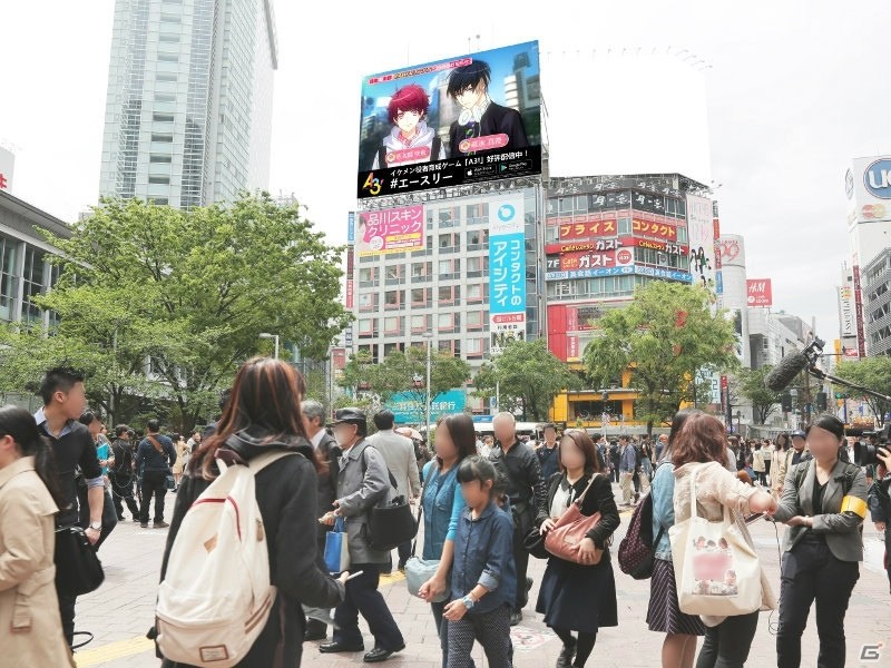 「A3！」東京・渋谷駅前と大阪・戎橋の大型ビジョンでオリジナルプロモーション映像が放映決定！の画像1