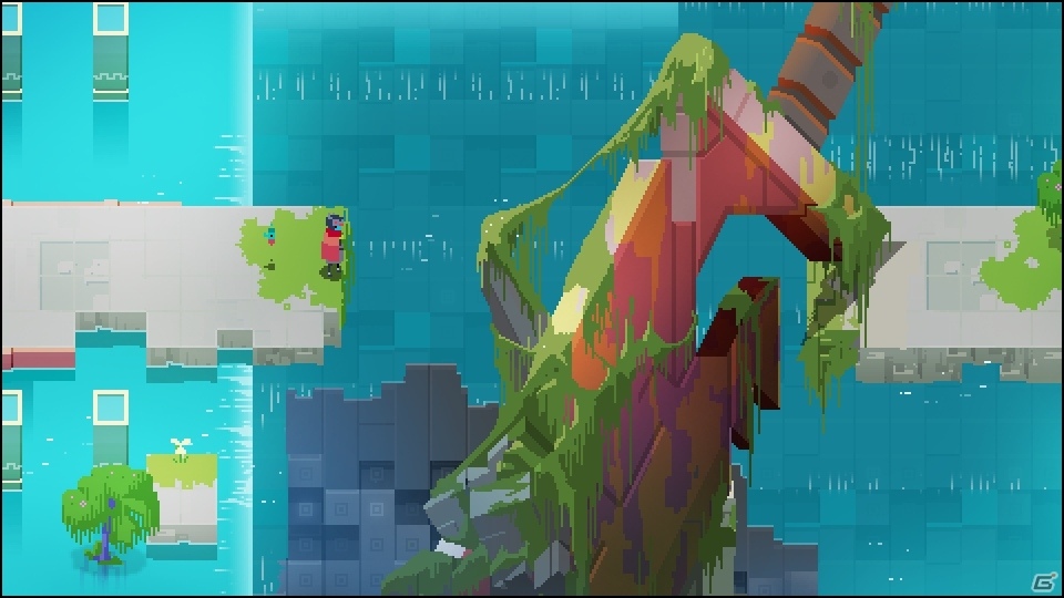 スタジオジブリの影響を色濃く受けた世界をゆくPS4向け2DアクションRPG「Hyper Light Drifter」が本日発売の画像3