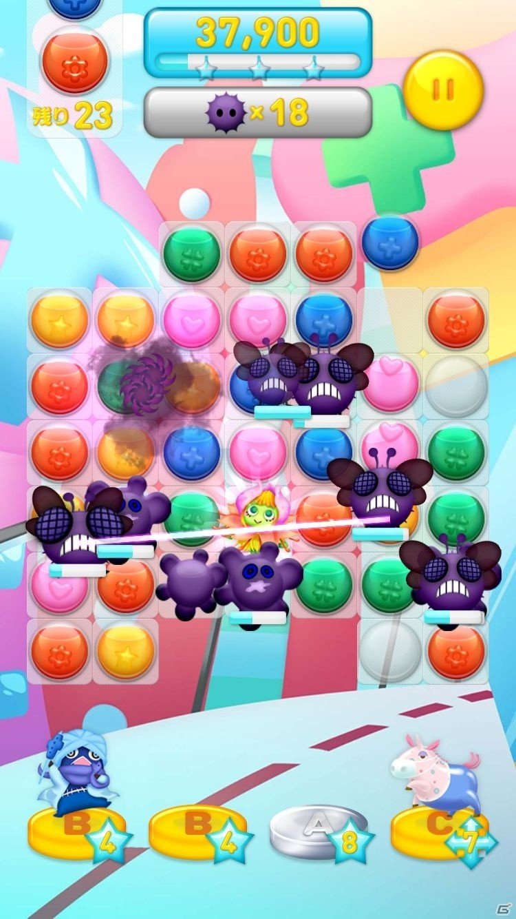 3マッチパズルゲーム「キュアリーズ」を紹介―個性的なキュアリーを呼び出してパズルを解こう！の画像10