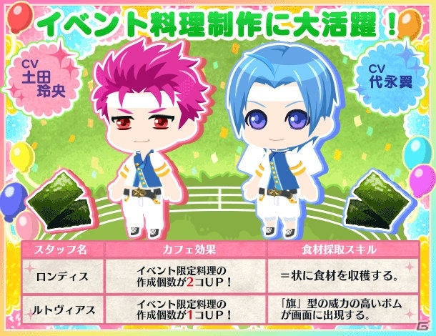iOS/Android「異世界でカフェを開店しました。」運動着姿のラインハルト（CV：中島ヨシキ）が手に入る運動会イベントが開催！の画像3