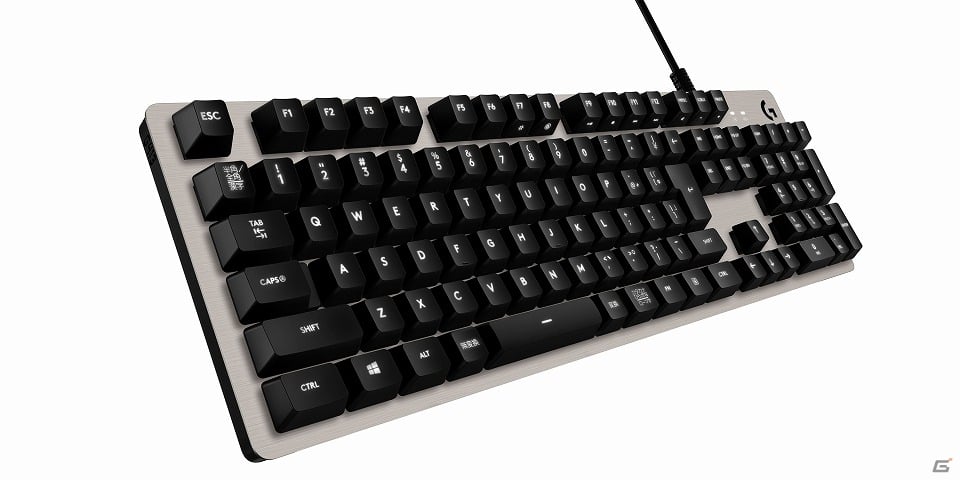航空機体にも使用される高耐久5052アルミ合金をボディに採用した「ロジクール G413 メカニカル ゲーミングキーボード」が6月15日に発売の画像2