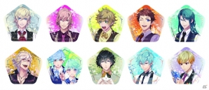 「カクテル王子」プライズ第1弾が7月12日に登場！缶バッジとアクリルキーホルダーがラインナップの画像2