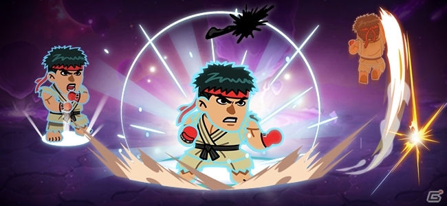 iOS/Android「LINE レンジャー」にて「ストリートファイター」コラボがスタート！波動拳、昇竜拳など必殺技をボイス付きで再現の画像3