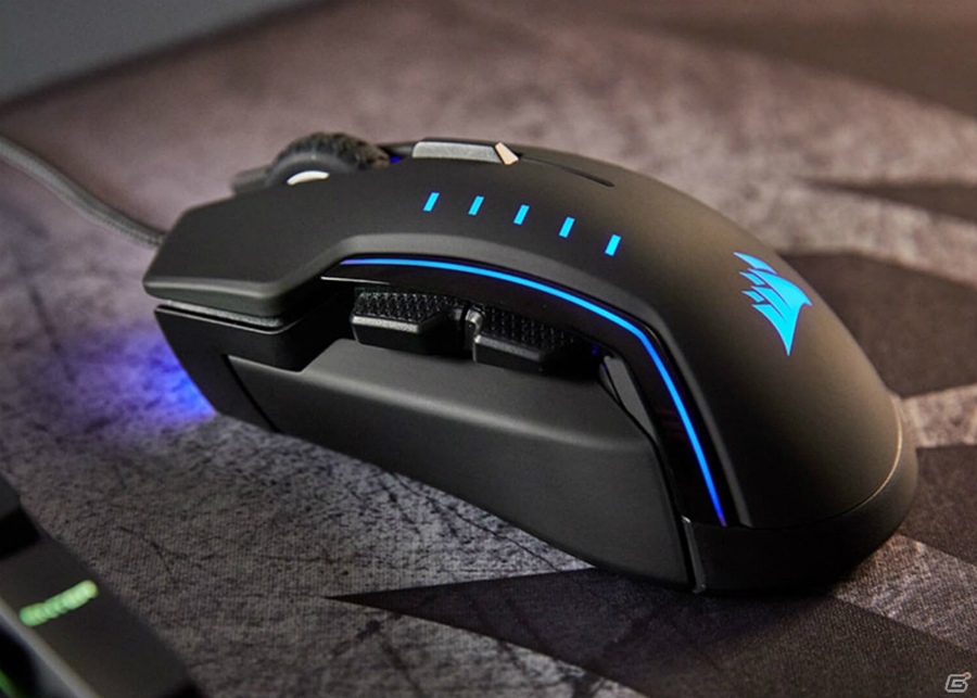 CORSAIR、最大解像度16,000dpiのFPS/MOBA用ゲーミングマウス「GLAIVE RGB」を6月10日に発売の画像1