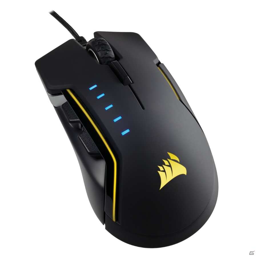 CORSAIR、最大解像度16,000dpiのFPS/MOBA用ゲーミングマウス「GLAIVE RGB」を6月10日に発売の画像2
