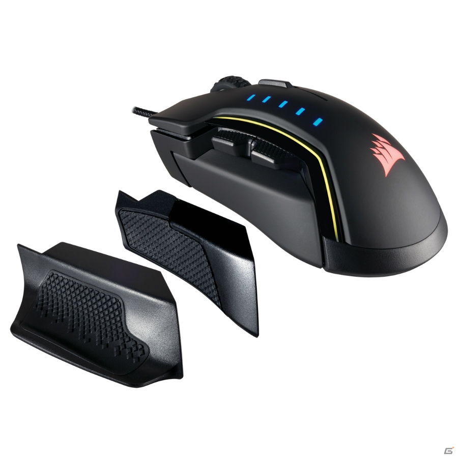 CORSAIR、最大解像度16,000dpiのFPS/MOBA用ゲーミングマウス「GLAIVE RGB」を6月10日に発売の画像26
