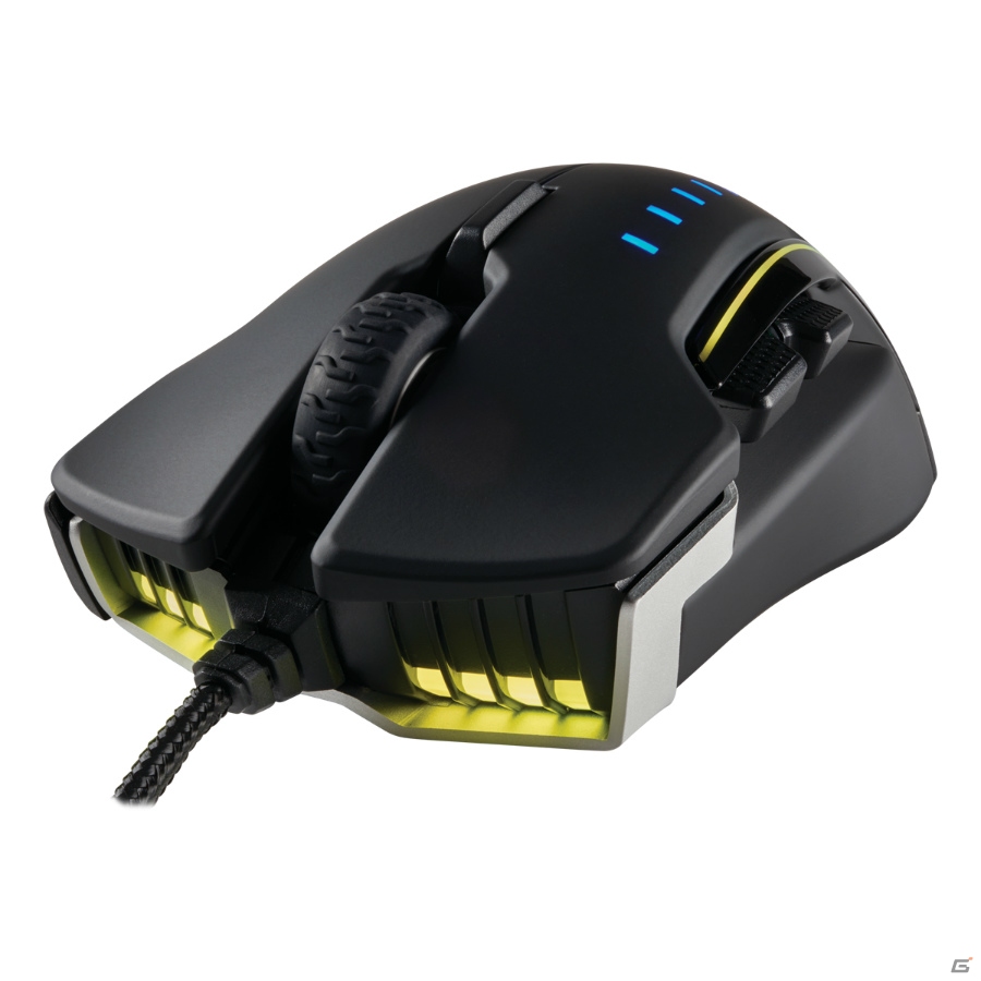 CORSAIR、最大解像度16,000dpiのFPS/MOBA用ゲーミングマウス「GLAIVE RGB」を6月10日に発売の画像3