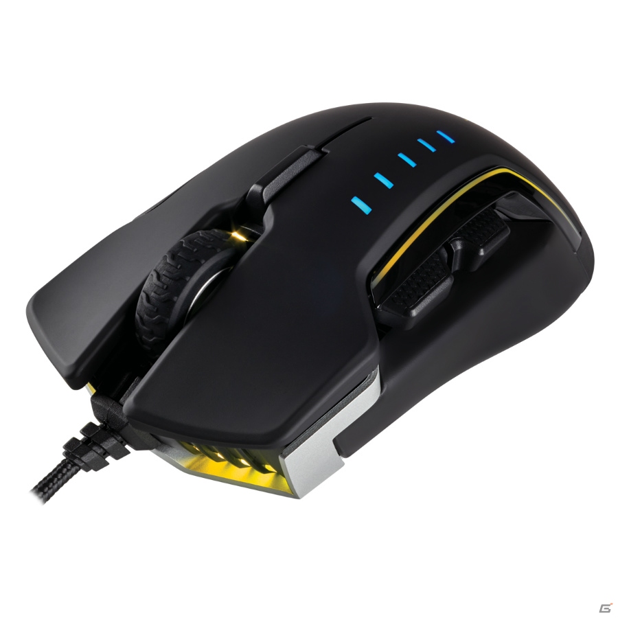 CORSAIR、最大解像度16,000dpiのFPS/MOBA用ゲーミングマウス「GLAIVE RGB」を6月10日に発売の画像9
