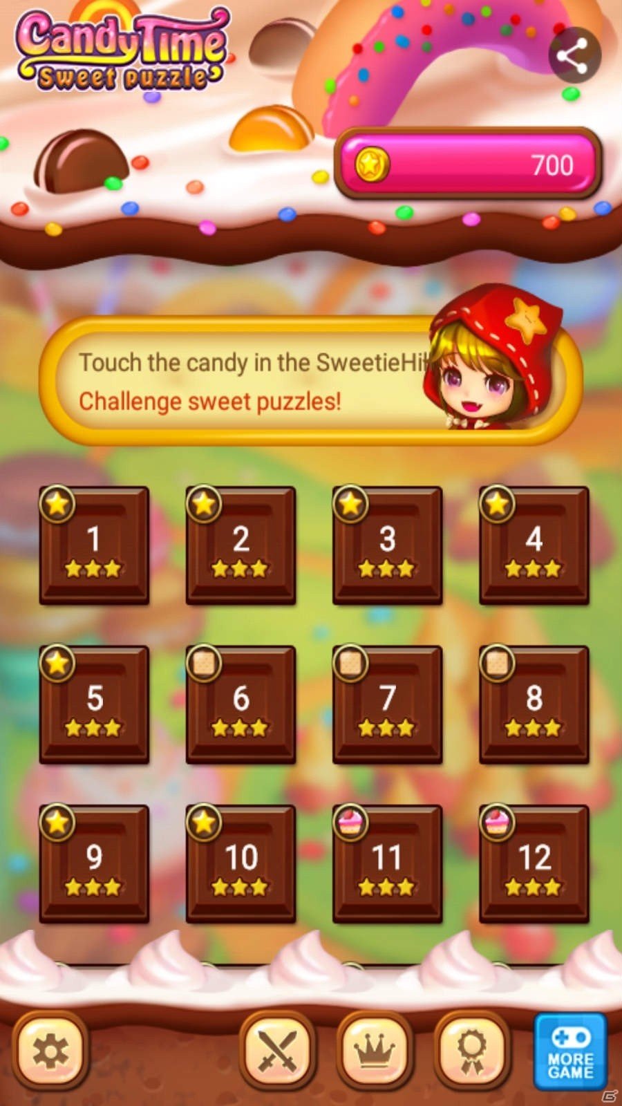 シンプルでカワイイ3マッチパズルが登場！「キャンディタイム：スイートパズル」Android版が配信開始の画像3
