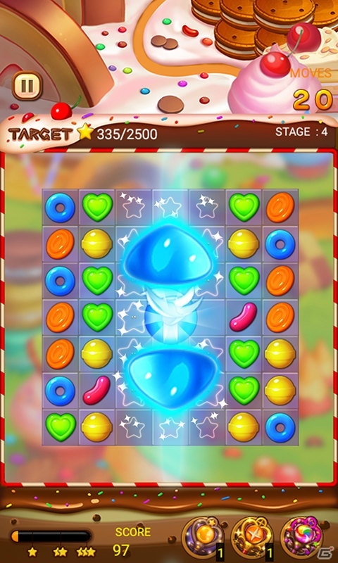 シンプルでカワイイ3マッチパズルが登場！「キャンディタイム：スイートパズル」Android版が配信開始の画像4