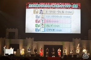 あのキャラクターは何位に 多彩なランキングも発表された テイルズ オブ フェスティバル17 6月3日公演レポート ゲーム情報サイト Gamer