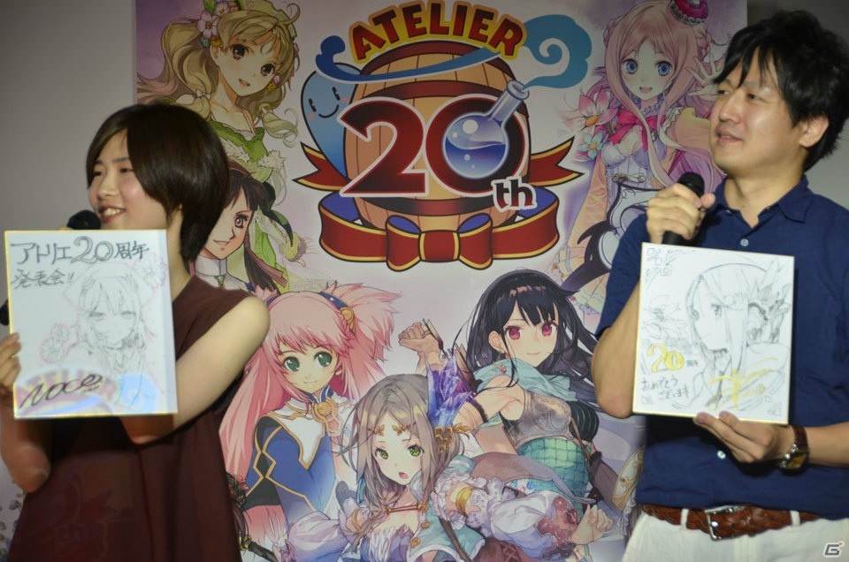 最新作「リディー＆スールのアトリエ」や「PSO2」でのコラボ施策などが発表された「アトリエ20周年発表会」をレポートの画像24