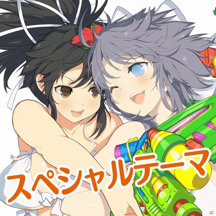 PS4「閃乱カグラ PEACH BEACH SPLASH」10万本突破記念！水着姿の少女たちが集結したスペシャルテーマが配信開始の画像1