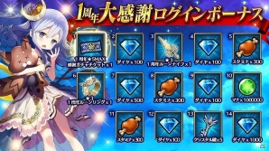 iOS/Android「ヴァルキリーコネクト」サービス1周年を記念した大感謝祭が開催！最高レアリティのキャラクターがログインボーナスで手に入るの画像2