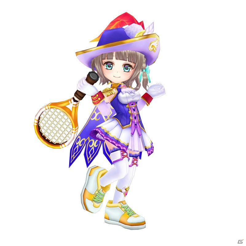 iOS/Android「白猫テニス」に「アイドルωキャッツ！」版のエクセリア（CV：丹下桜）とアイラ（CV：東城日沙子）が登場！の画像3