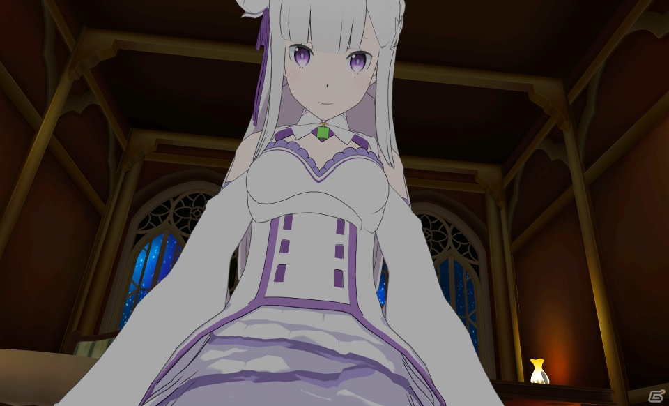 エミリアにやさしく寝かしつけられたい！VRスマホアプリ「VRでエミリアと異世界生活」が膝枕編と添寝編の2パターンで発売の画像4