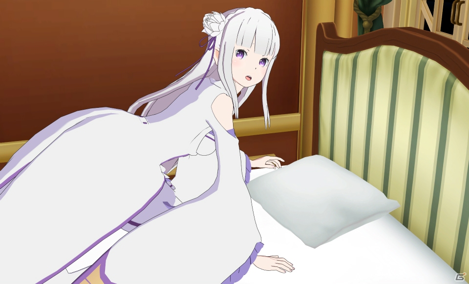 エミリアにやさしく寝かしつけられたい！VRスマホアプリ「VRでエミリアと異世界生活」が膝枕編と添寝編の2パターンで発売の画像7