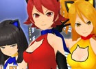 「スクールガールストライカーズ」に新コスチューム「怪盗」＆降神三姉妹 専用「のらねこレオタード」が登場！