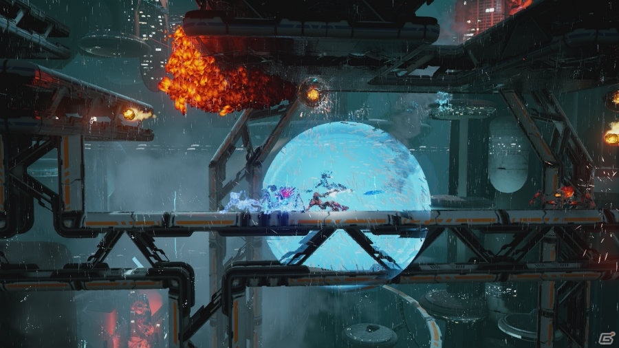 爽快サイド・スクロールシューティング「MATTERFALL」がPS4向けに配信決定！最新トレーラーも公開の画像10