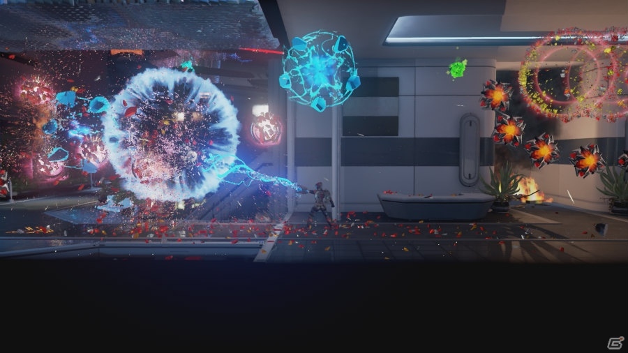 爽快サイド・スクロールシューティング「MATTERFALL」がPS4向けに配信決定！最新トレーラーも公開の画像6