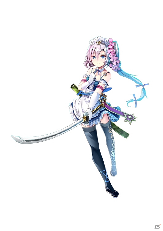 iOS/Android「天華百剣 -斬-」給仕服姿の江雪左文字（CV：佐藤亜美菜）、抜丸（CV：金子彩花）が登場―新章追加でゲーム本編も新展開への画像4