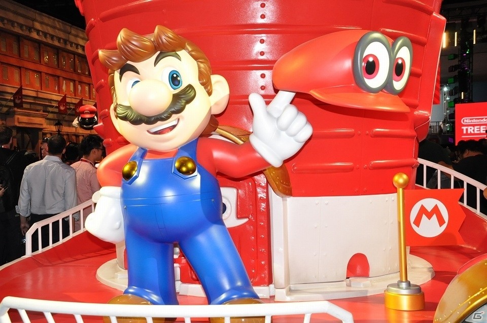 【E3 2017】キャプチャーしたマリオやハテナブロックがお出迎え！任天堂ブースを紹介の画像1