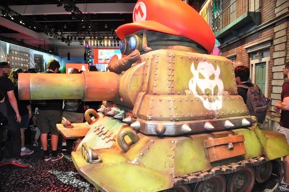 【E3 2017】キャプチャーしたマリオやハテナブロックがお出迎え！任天堂ブースを紹介の画像2
