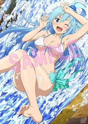 水着姿も堪能できる「この素晴らしい世界に祝福を！ -この欲深いゲームに審判を！-」の店舗特典用描き下ろしイラストが公開！の画像1