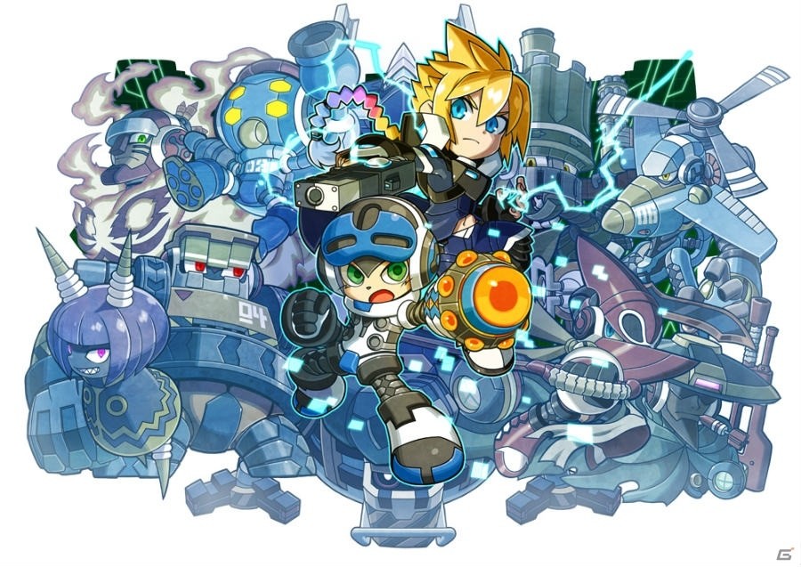 Switch版「マイティガンヴォルト バースト」が配信開始！ベックとガンヴォルト、ボスキャラの情報を一挙公開の画像1