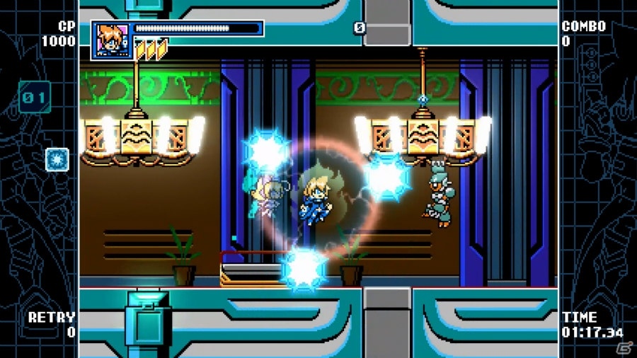 Switch版「マイティガンヴォルト バースト」が配信開始！ベックとガンヴォルト、ボスキャラの情報を一挙公開の画像16