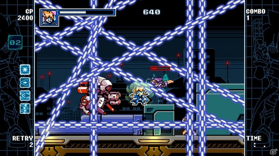 Switch版「マイティガンヴォルト バースト」が配信開始！ベックとガンヴォルト、ボスキャラの情報を一挙公開の画像18