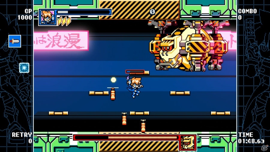 Switch版「マイティガンヴォルト バースト」が配信開始！ベックとガンヴォルト、ボスキャラの情報を一挙公開の画像21